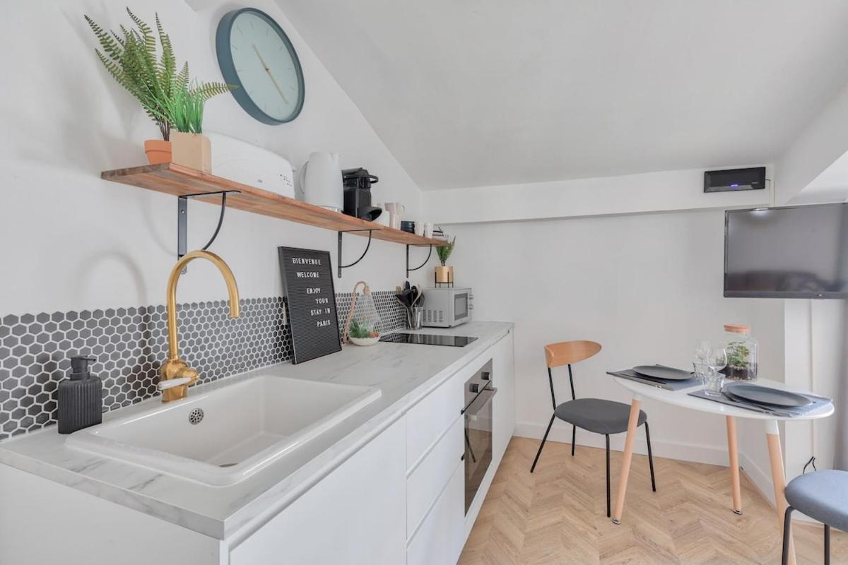 Appartement Renove Proche Arc Triomphe - 2P Paris Luaran gambar